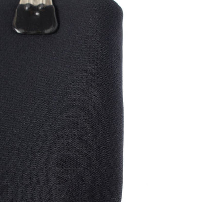 Christian Dior 21 Wool Silk Lace Up Flared Skirt Bottoms 111j33a1166 Black 34