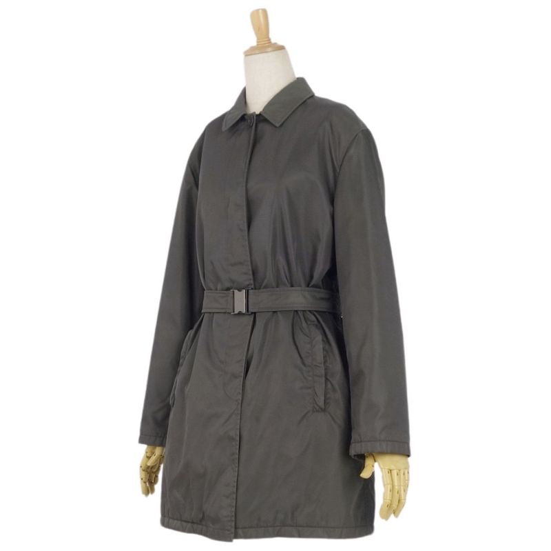Prada Jacket Coat Long Sleeve Long Sleeve Nylon Be