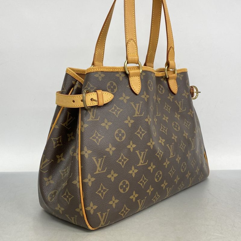 Louis Vuitton Tote Bag Monogram Batignolles Orizzontal M51154 Brown Ladies