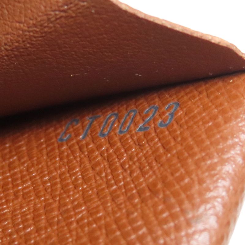 Louis Vuitton M61970 Porte Monnaie Gueze Coin Case Monogram Canvas Women