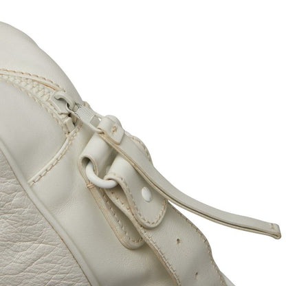 Balenciaga Reporter Crossbody Shoulder Bag 272862 White Leather Women Balenciaga