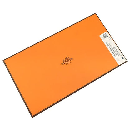 Hermes Long Azap Long Silk Quin Vaux Epson Black Silver Hardware Unused Black