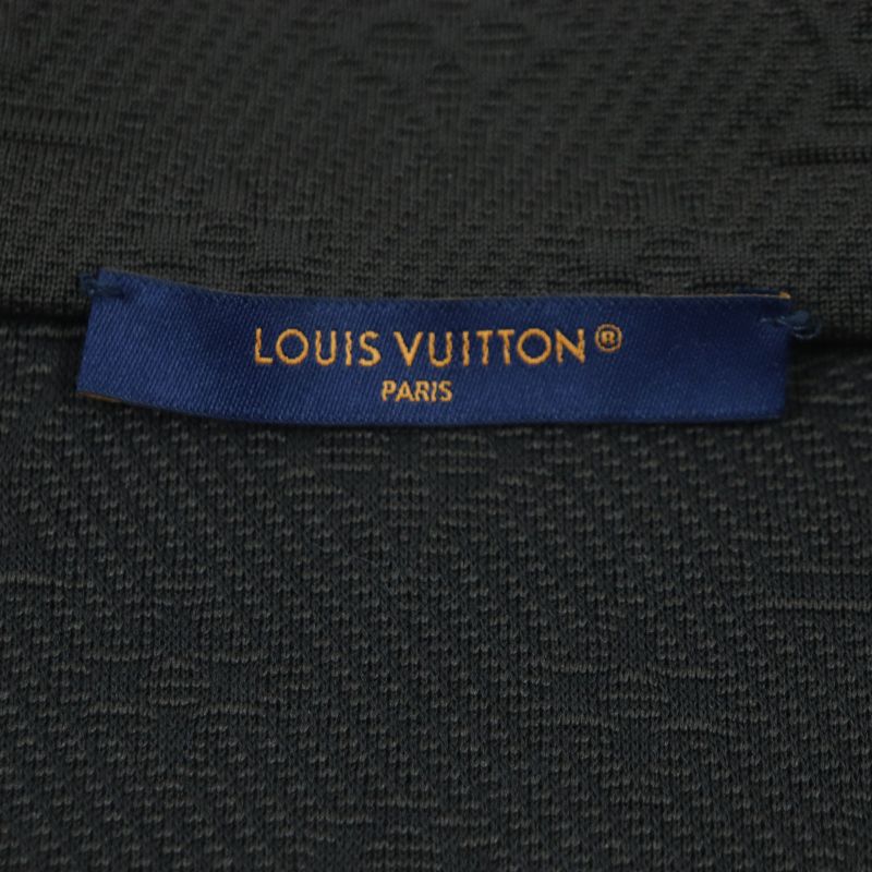  Louis Vuitton 2024 Hjy45w Monogram Logo Plate Zip-through Top Blouson Track