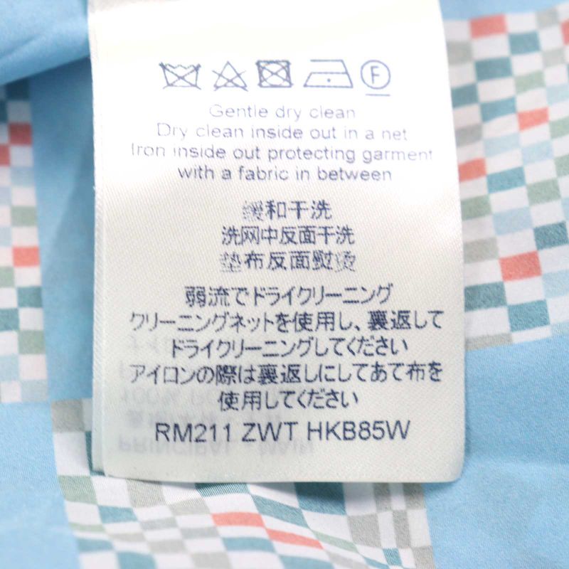 Louis Vuitton 21SS Hkb85w Distorted Damier LV Logo Zipper With Drawcord