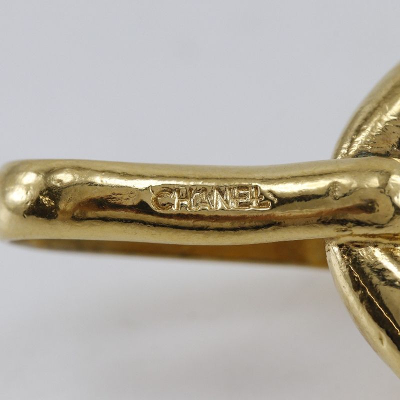 Chanel Chain Choker Vintage Gold Plated Ladies 156.0g Necklace