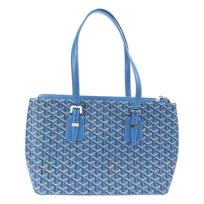 Goyard - Sac Marie Galante Marie Galante GM PVC Coded Canvas Tote Bag - Blue -