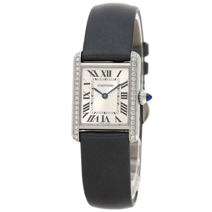 Cartier W4ta0016 Tank Mast De Cartier SM Wristwatch SS Leather Ladies