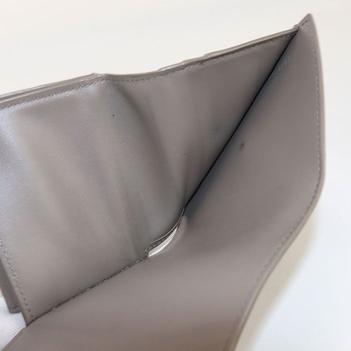 Celine Small Flap Wallet Triomphe 10d783dpv.18gt Tri-fold Wallet Leather Women