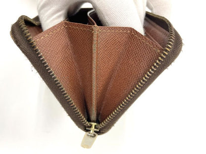 Louis Vuitton Monogram Zippy Coin Purse Zippy Wallet Round Zip Compact Wallet