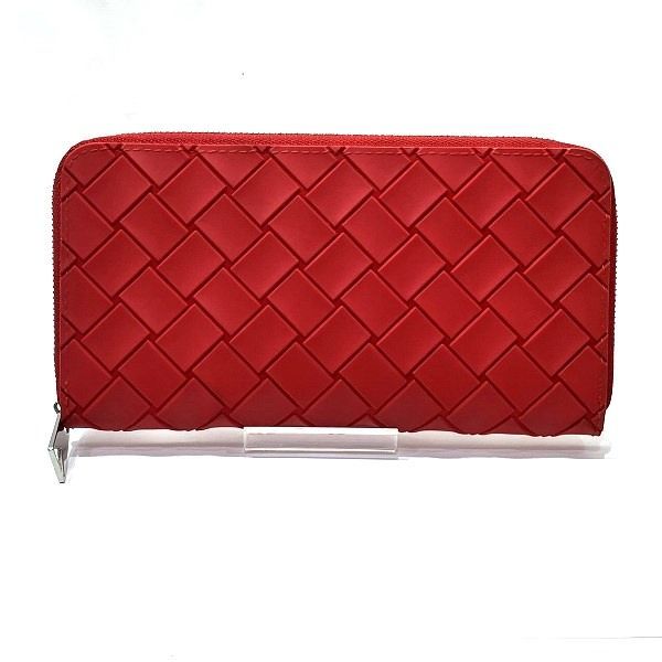 Bottega Veneta Intrecciato Round Zipper Long Wallet For Women