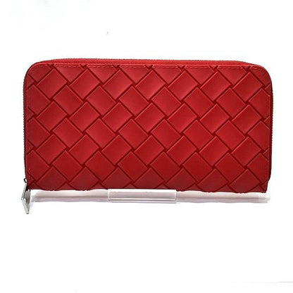 Bottega Veneta Intrecciato Round Zipper Long Wallet For Women