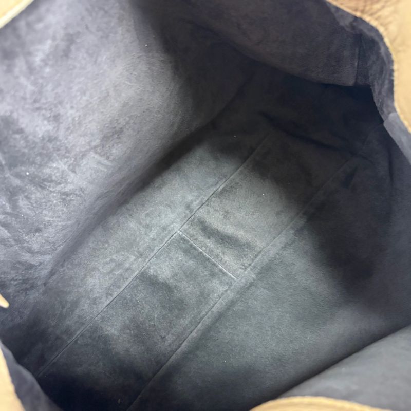 Bottega Veneta One Shoulder Bag Leather Beige Hobo Soho Shoulder