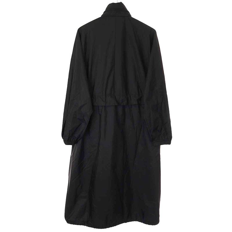 Prada 23aw Re-Nylon Nylon Hooded Raincoat 292113 S231 1wq9 Black 36s
