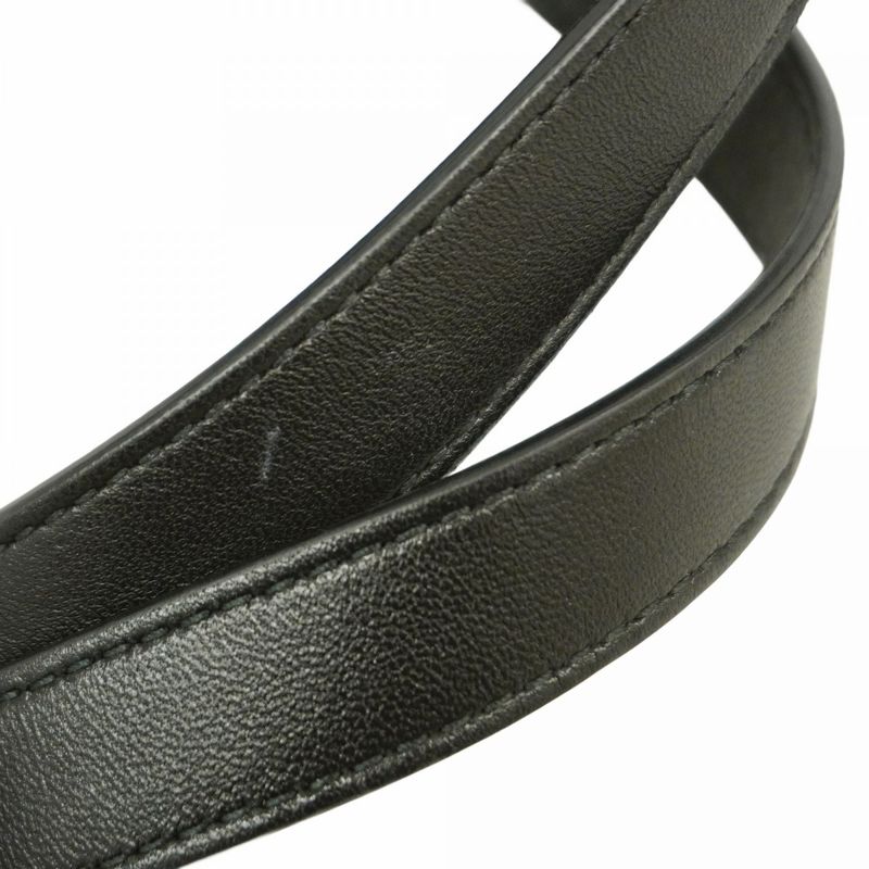 Christian Dior Backpack Daypack Canage Caro Leather Black Gold Hardware Women