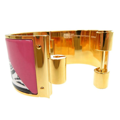 Hermes Emile GM Bangle Bracelet Charnière Enamel Gold 1874 Hermes
