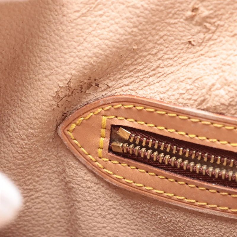 Louis Vuitton Monogram Bucket GM M42236 Leather Tote Bag Shoulder Hand A4 Brown