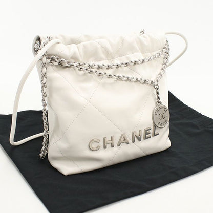 Chanel 2WAY Chain Chanel 22 As3980 Crossbody Shoulder Bag Calf Pukekje8 Women's
