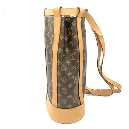 Louis Vuitton Randonnee PM Shoulder Bag M42243 Brown Gold Hardware Ar0032 Women