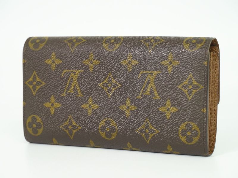 Authentic Louis Vuitton LV Old Shape Portefeuille Sarah Monogram Long Wallet