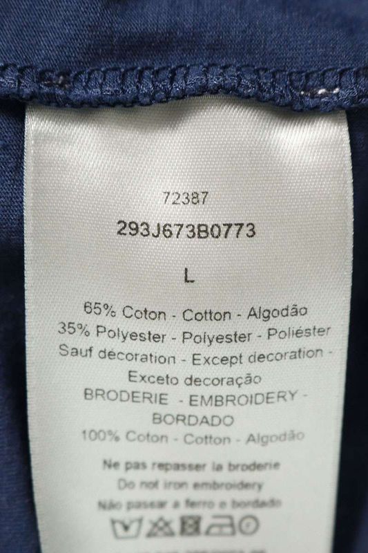 Dior 293j673b0773 Logo Embroidery T-shirt Men L