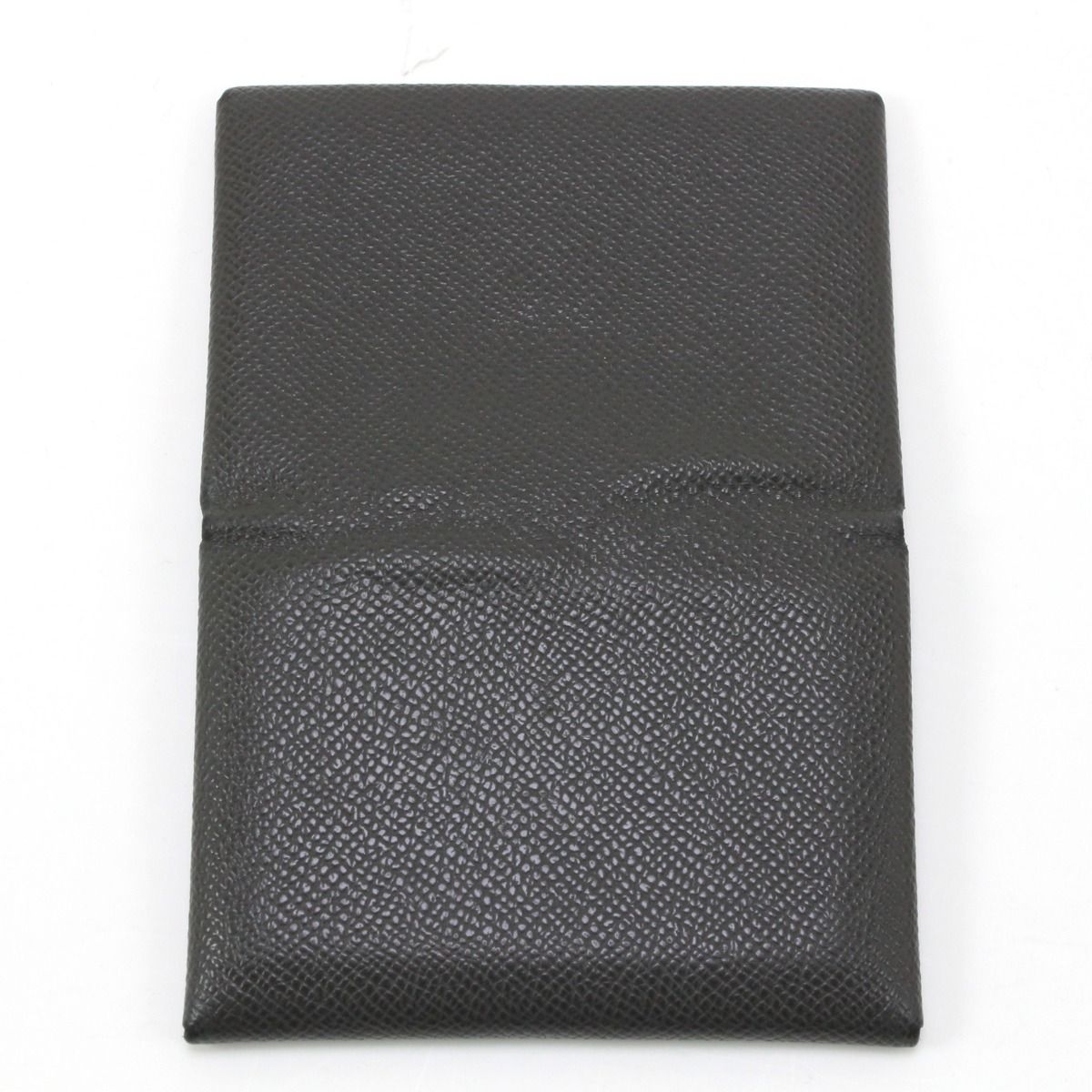 Hermes Vaux Epson Calvi Duo Business Card Holder U Fm010 PM Gray