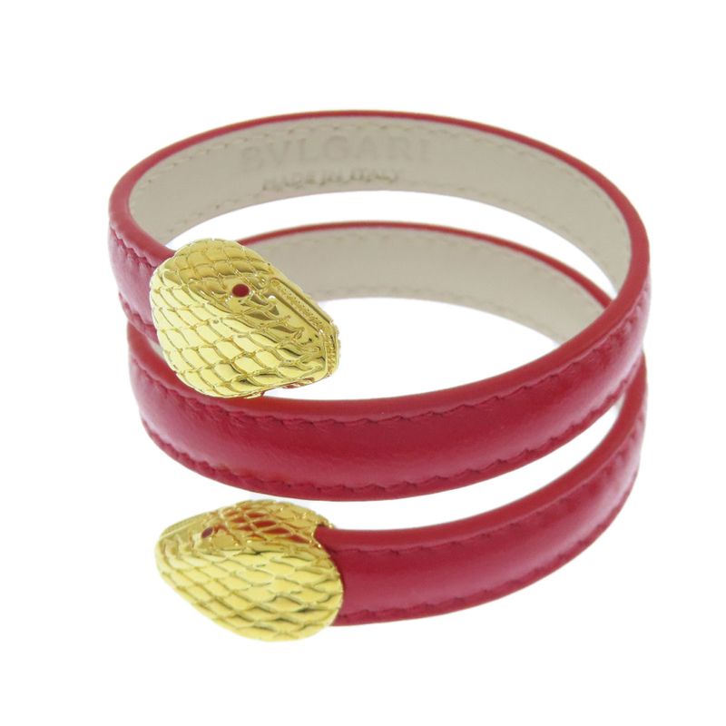 Bvlgari Bulgari Serpenti Bracelet Leather Women