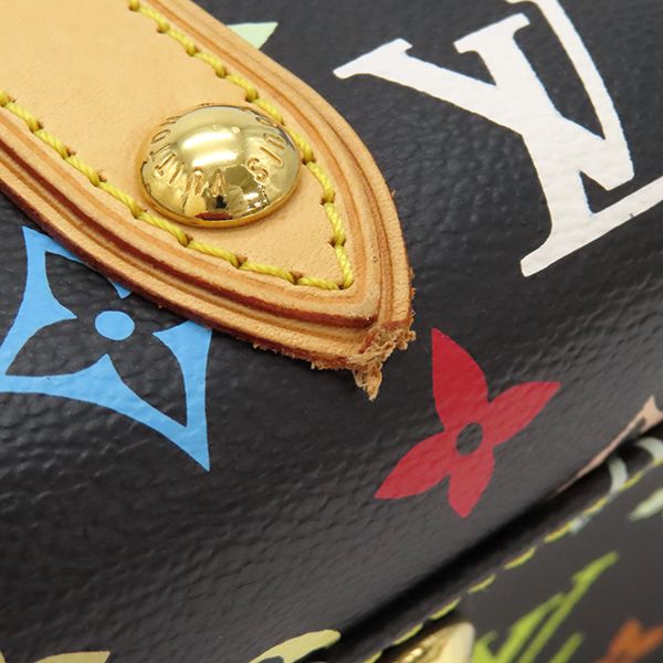 Louis Vuitton Shoulder Bag Aurelia MM Monogram Multicolor Canvas Noir Black