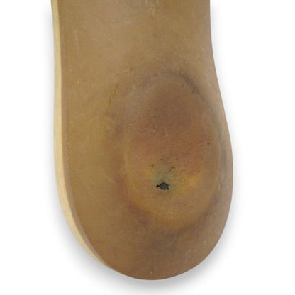 Hermes Evelyn H Logo Leather Wooden Sandals 35 Approx 22cm (8.66in) Black