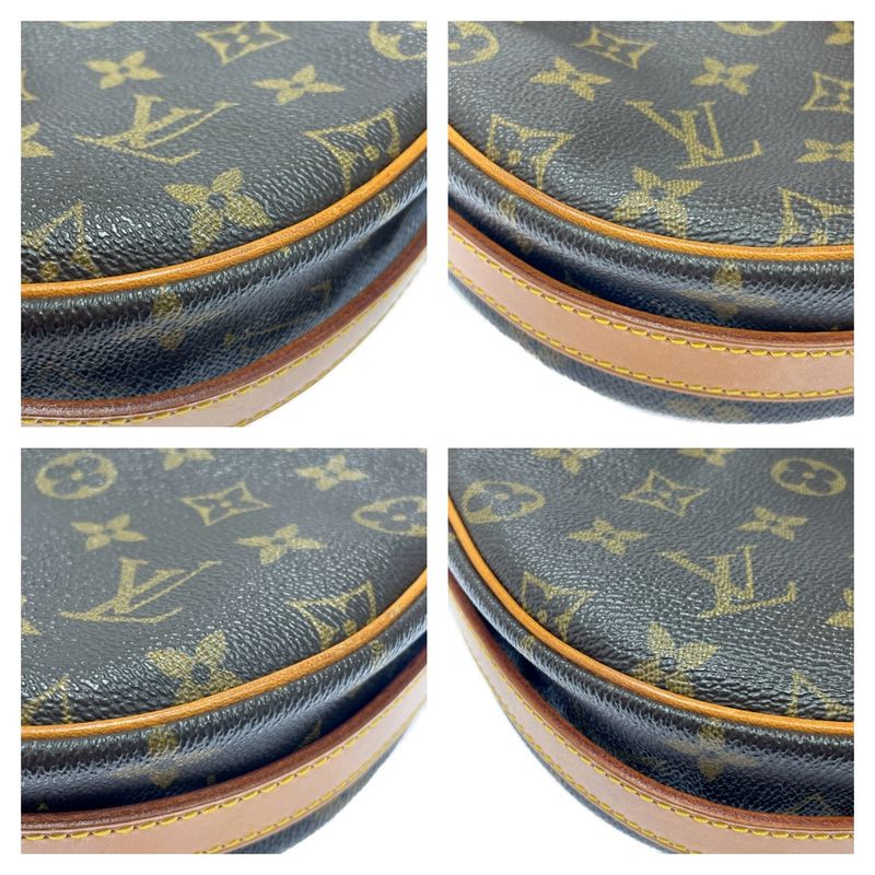 Louis Vuitton M51225 Monogram PVC Genefeuille Shoulder Bag Brown 370413