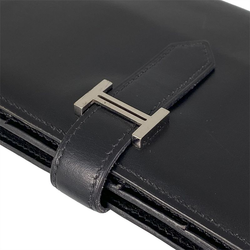 Hermes Box Calf Bearn Bifold Wallet