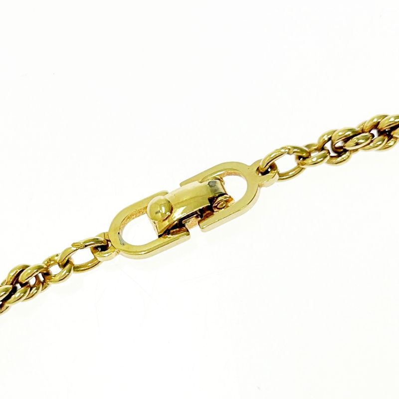 Christian Dior GP CD Logo Long Necklace Women Gold 412284 Necklace
