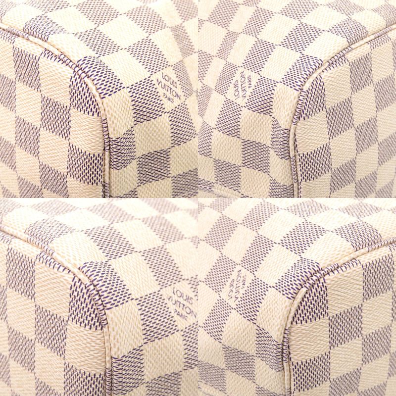 Louis Vuitton Neverfull MM Damier Azure N51107 Tote Bag LV 0562 Louis Vuitton