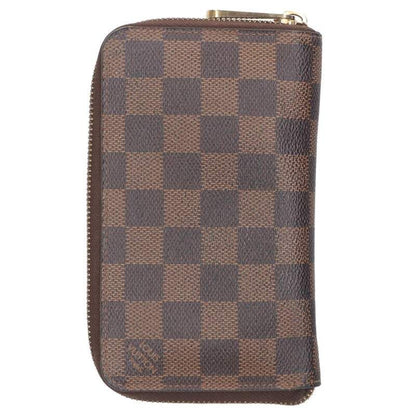 Louis Vuitton N60028 Zippy Wallet Damier Compact Round Zip Wallet Men's