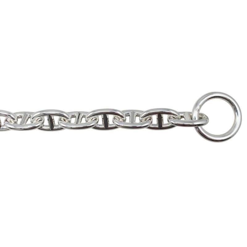 Hermes Bracelet Chaine D'ancre MM Ag925 14 Frames Silver Hermes