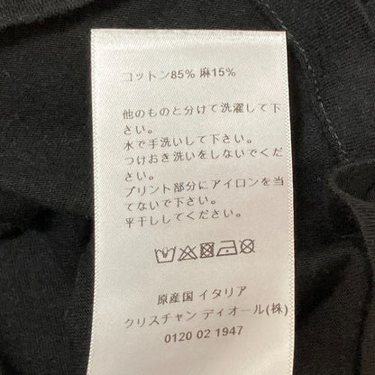 Christian Dior J'adior 8 Print Short Sleeve T-Shirt XS Black Women Used