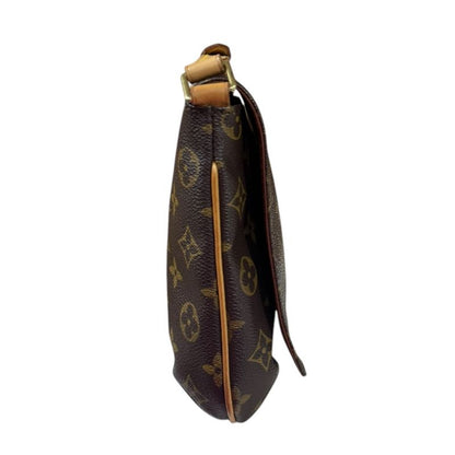 Louis Vuitton Musette Tango Monogram Shoulder Bag Monogram Canvas M51257 Brown