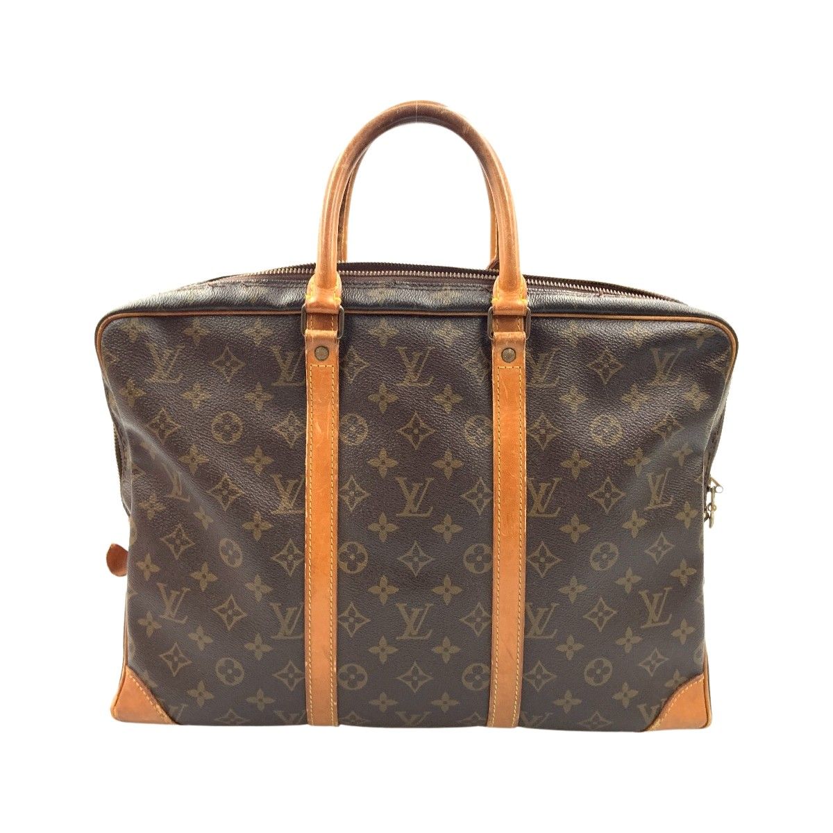 Louis Vuitton Monogram Porte Document Voyage Business Bag M53361 Brown
