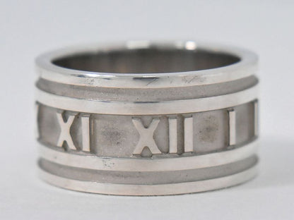 Authentic Tiffany & Co Tiffany & Co Atlas Wide 925 Ring Size 19 Silver Atlas