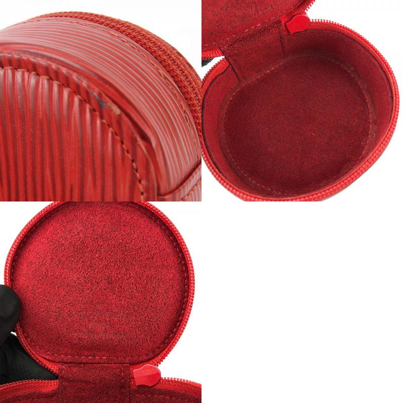 Louis Vuitton Accessory Pouch Eclan Bijoux M48227 Epi Leather Castilian Red