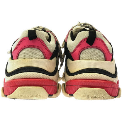 Balenciaga Triple S Vintage Processed Low Cut Sneakers 517334 Pinkish 37