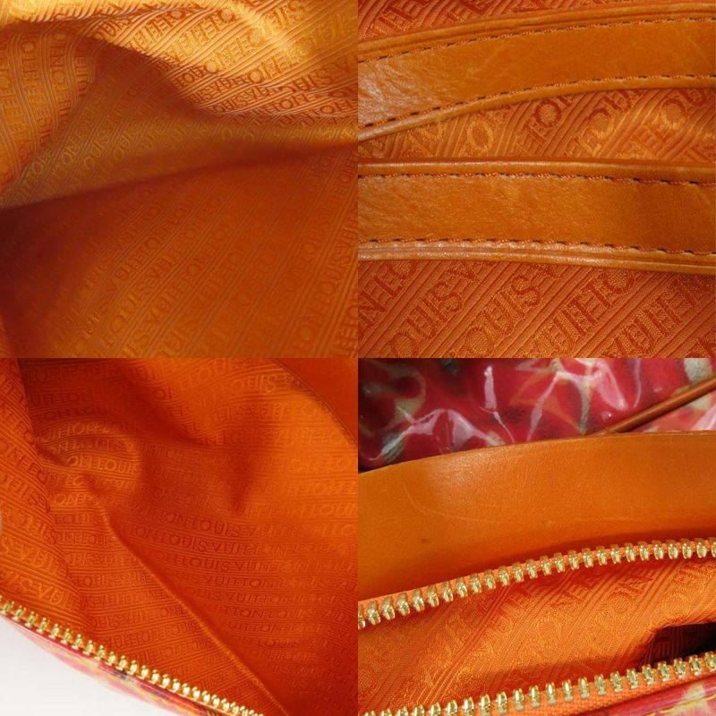 Louis Vuitton Handbag Weekender PM M95734 Monogram Pulp Rose Orange Multicolor