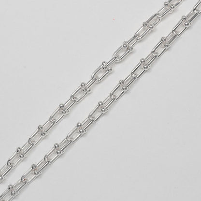 Tiffany & Co Hardware Small Link Silver 925 _ 44g Necklace