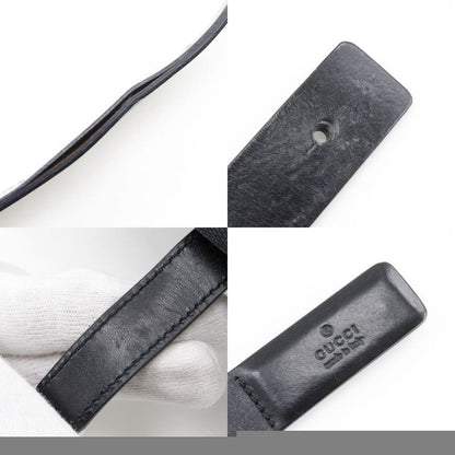 Gucci Jackie Line Belt Bag GG Canvas Black Women's Waist Bag