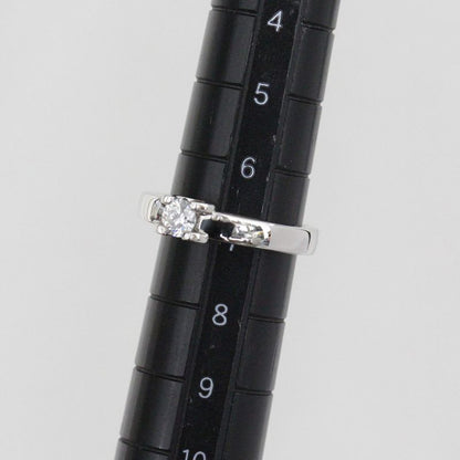 Cartier C De Solitaire Ring Diamond 0.23 CT No 7 Pt950 Hakoho GIA E1533