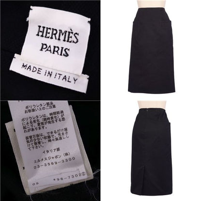 Hermes Skirt Long Skirt Cotton None Fabric Bottoms