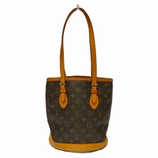 Louis Vuitton Monogram Petit Bucket M42238 Bag Tote Shoulder Bag Women
