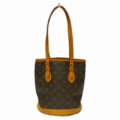Louis Vuitton Monogram Petit Bucket M42238 Bag Tote Shoulder Bag Women