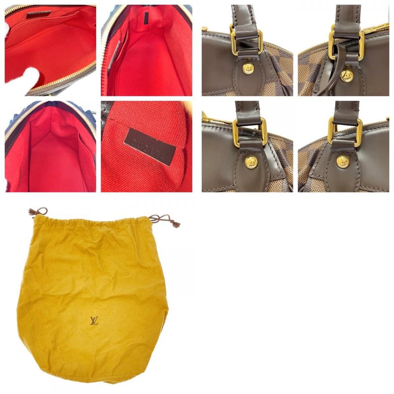 Louis Vuitton N41117 Damier Canvas Verona PM Shoulder Bag Brown 353907 Shoulder