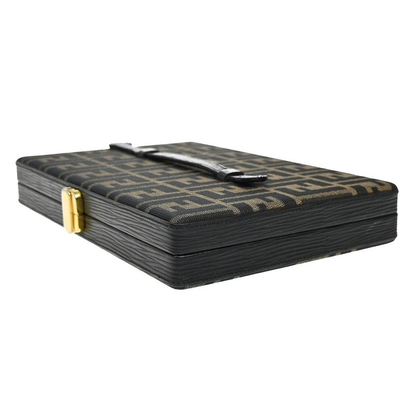 Fendi Handbag Logo Zucca Pattern Clutch Bag 70ka700