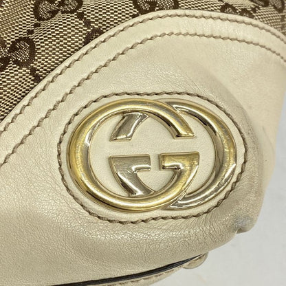 Gucci Tote Bag GG Canvas 169946 Canvas Brown Chien Pan Gold Hardware Women's